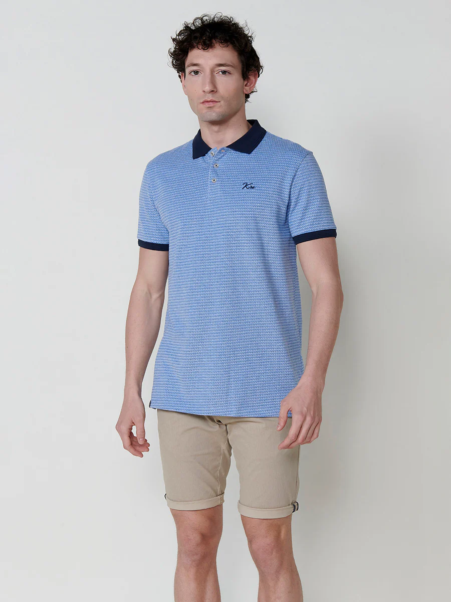 Polo de manga corta de algodón. cuello camisero. tinta para hombre - Image 16