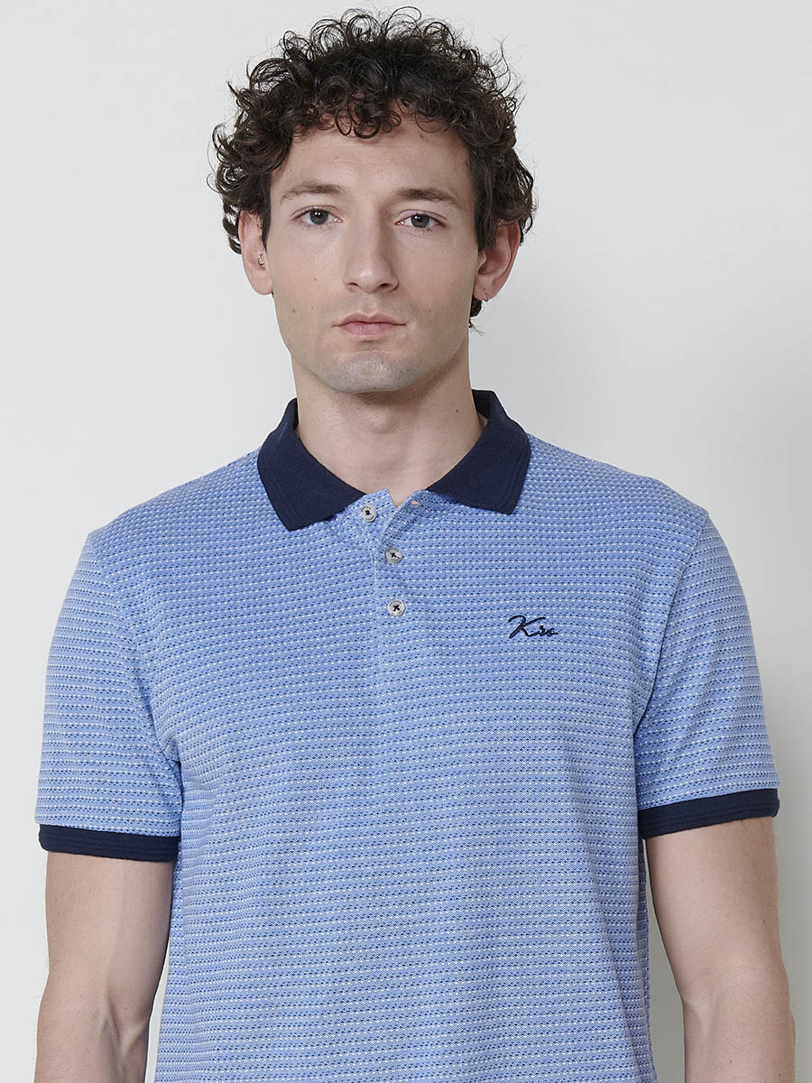 Polo de manga corta de algodón. cuello camisero. tinta para hombre - Image 18