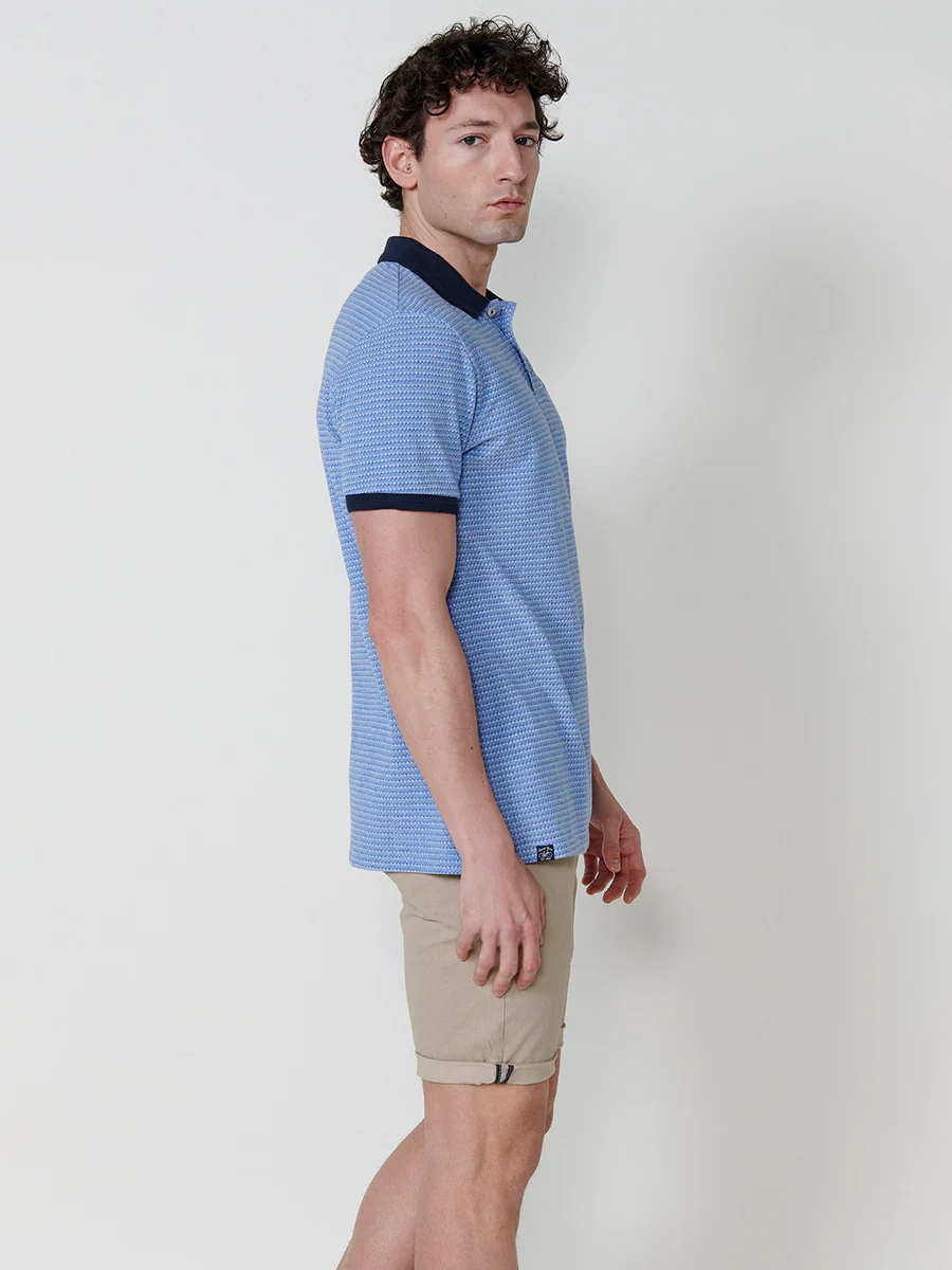 Polo de manga corta de algodón. cuello camisero. tinta para hombre - Image 19