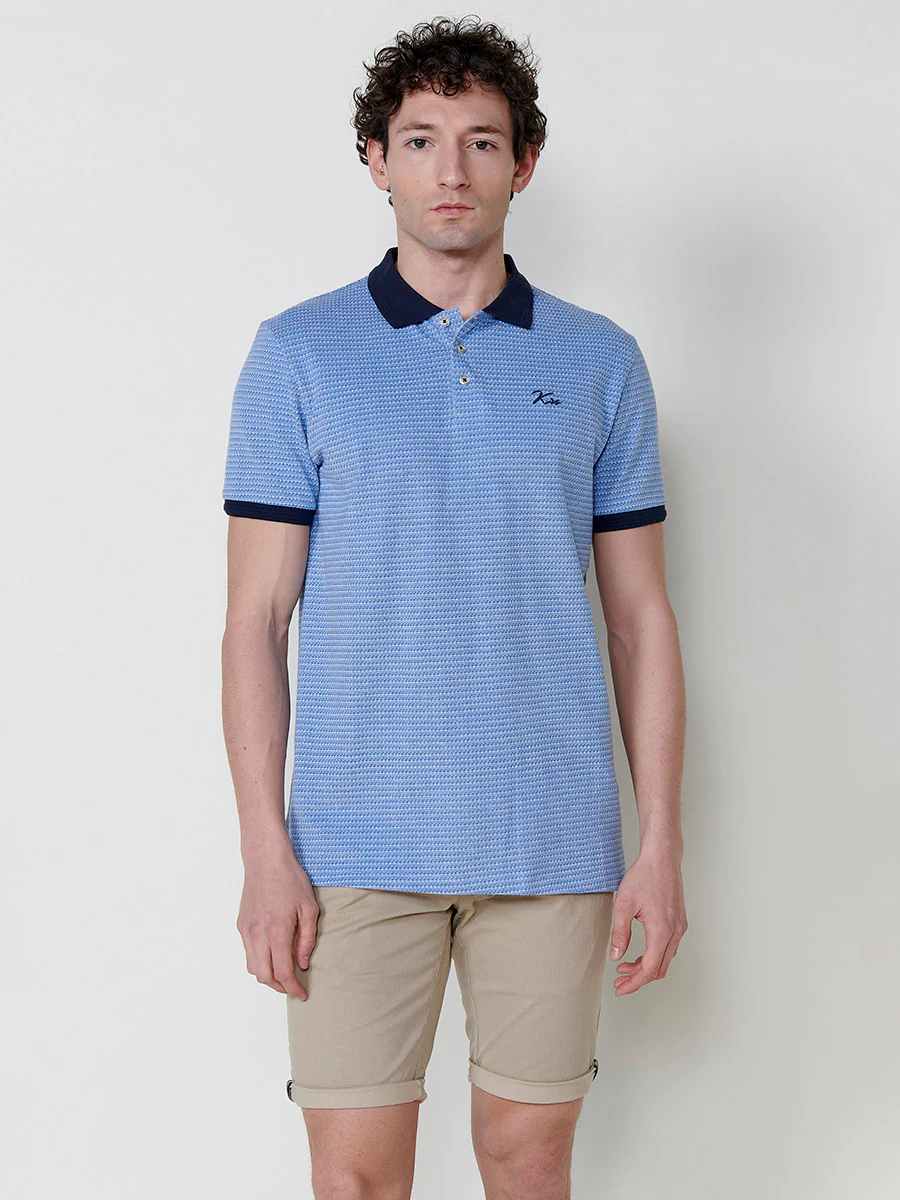 Polo de manga corta de algodón. cuello camisero. tinta para hombre - Image 20