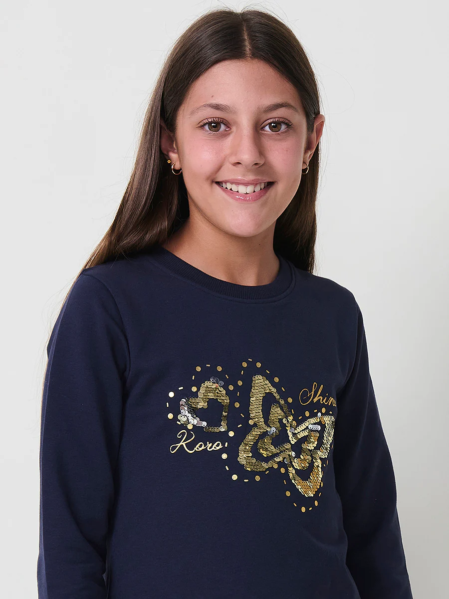 Vestido niña algodón elástico - Image 3